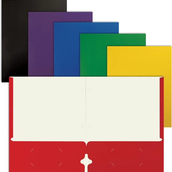 Two Pocket Portfolio Assorted colour