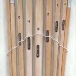 Bazic Flat Natural Bristle Paint Brush 9 pieces
