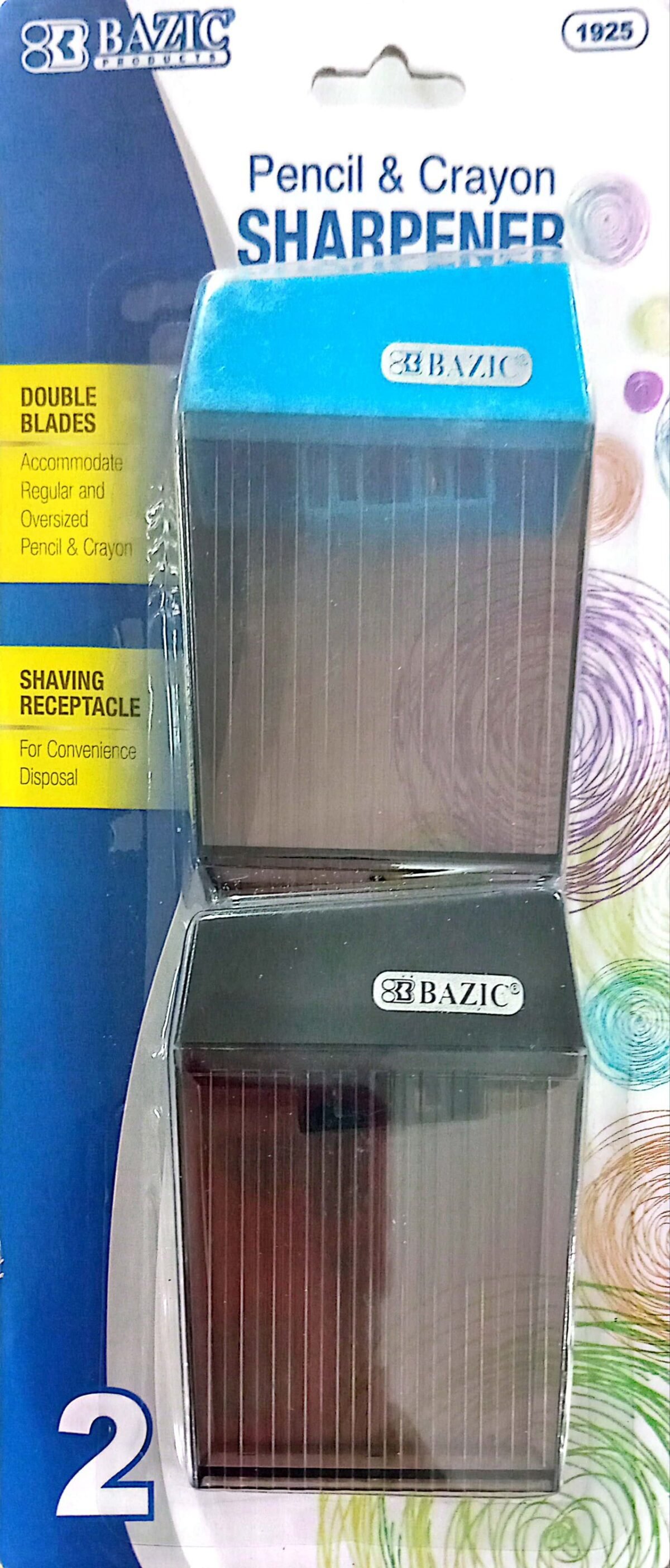 Bazic Pencil and Crayon Sharpener - Image 1