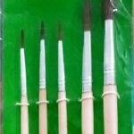 Flomo 5pc Natural Paintbrush Set