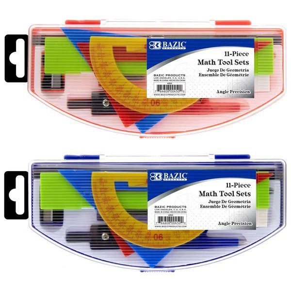 Bazic 11 piece Math Tool Sets