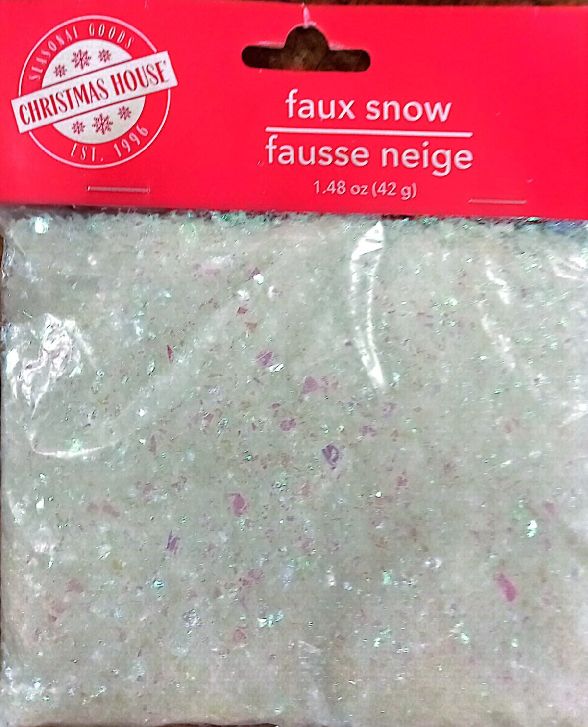 Christmas House Faux Snow - Image 1