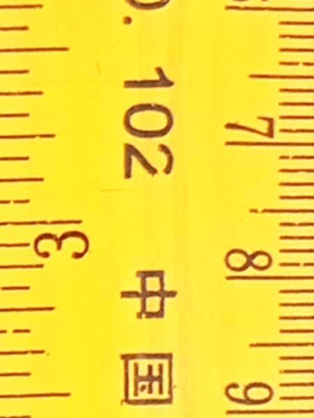 Wooden Ruler 6 inches