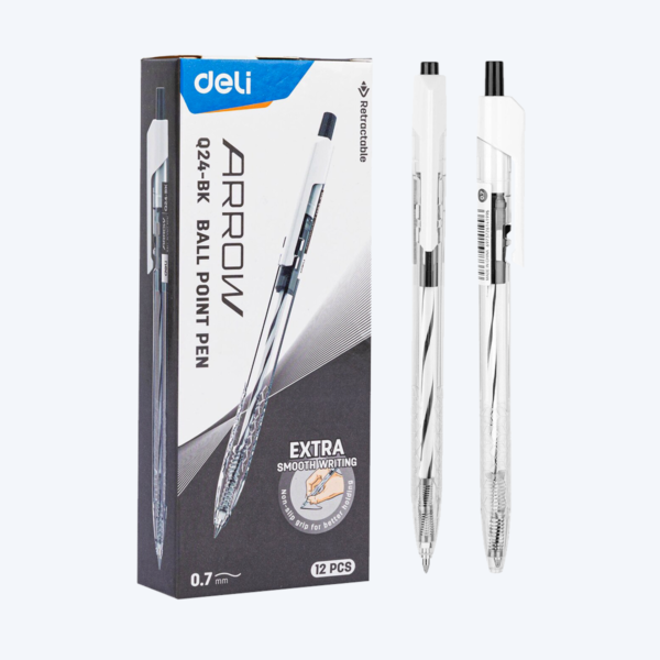 Deli Arrow Pen Q24-BK