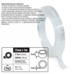 Studmark double side gel tape