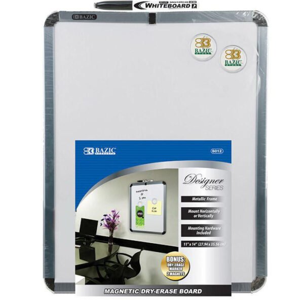 Bazic Magnetic Dry Erase Board 11×14
