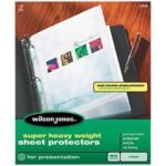 Wilson Jones Super Heavy Weight Sheet Protectors
