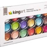 King Art Pearlescent Watercolor Pan Set 21