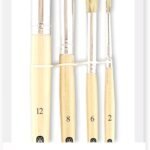 Bazic Round natural bristle