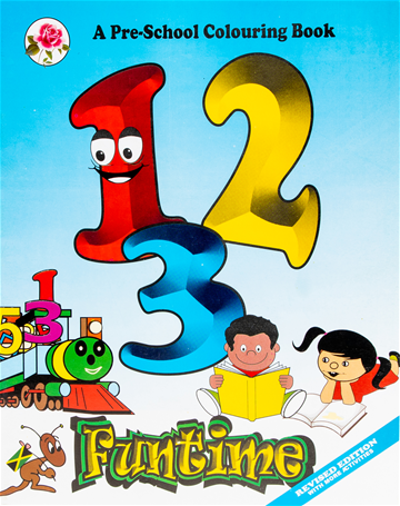 Pre-School Colouring book 123 Funtime