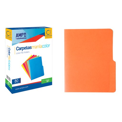 AMPO Assorted Color File Folders
