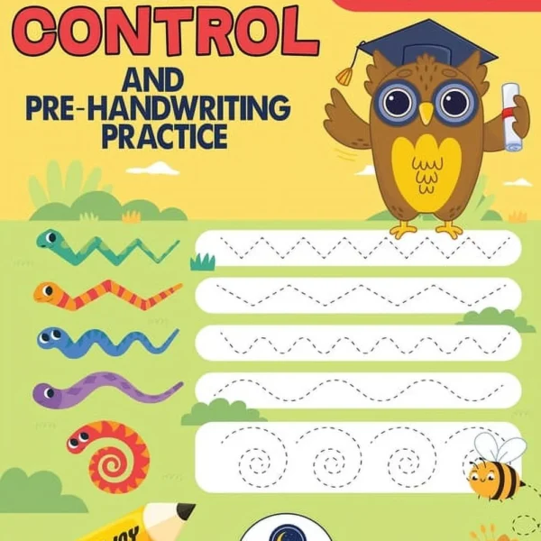 Pen Control And Pre-Handwriting Practice, Activity Book For Kids