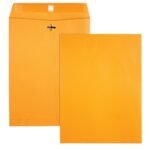 Clasp Envelope Orange 9×12