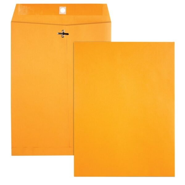 Clasp Envelope Orange 9×12