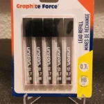 Graphite Force Lead Refill 0.7mm Black lead HB#2 60 Count