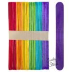 Colored Craft Sticks 100pcs