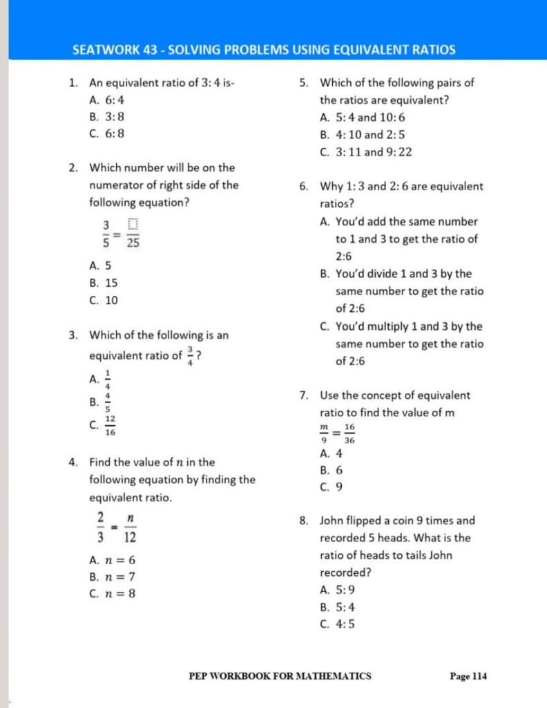 PEP workbook for Mathematics with performance task Grade 6 - The Book ...