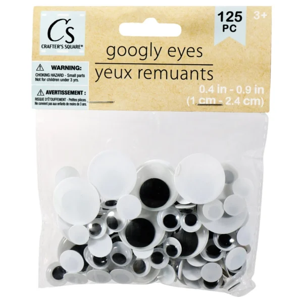 Crafters Square Googly eyes 125 pcs