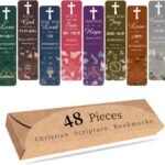 Bible Bookmarks with Hollow Cross Christian Scripture Bookmark (each)