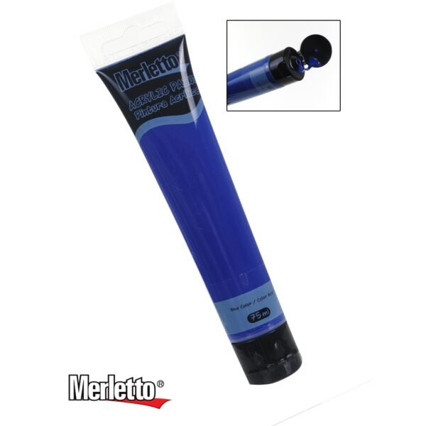 Merletto Acrylic paint 75 ml blue