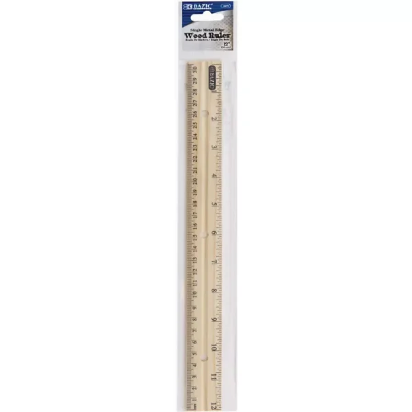 Bazic Wooden Ruler