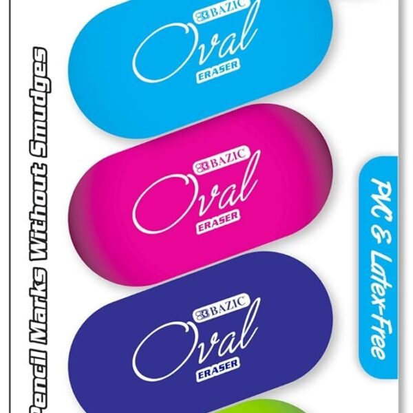 Basic oval shaped eraser
