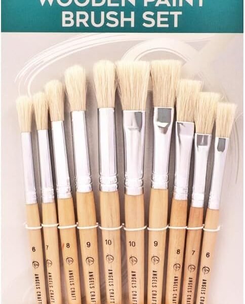 Angels craft wooden paint brush (EACH)