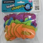 Studmark Foam shapes 52 letters