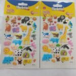 Merletto Puffy Stickers Animals