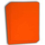 Cartridge Paper- Orange Red