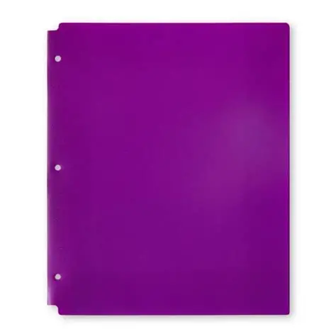 Pen & Gear Twin Pocket Folder purple