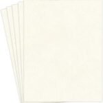 White parchment paper