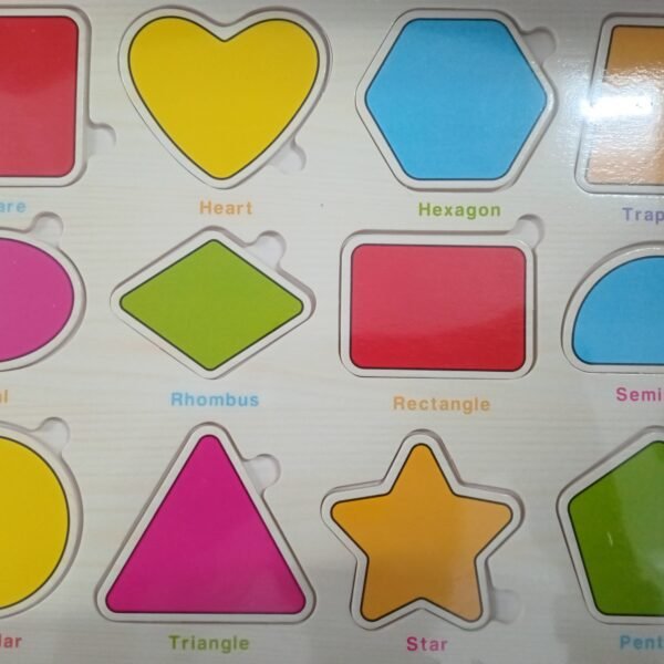 Wooden Puzzle Shapes