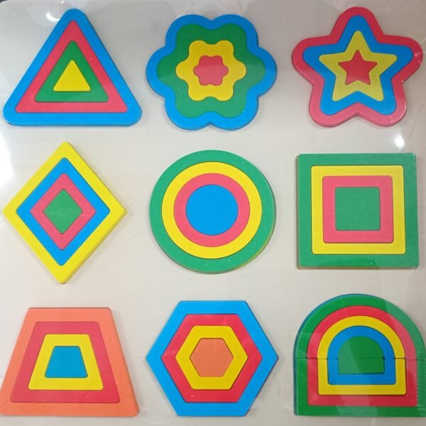 Wooden Geometric Puzzle