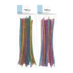 Angels Craft Chenille Stems Glitter [pk-40]