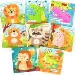 9 pieces wooden jigsaw puzzle