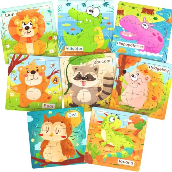 9 pieces wooden jigsaw puzzle
