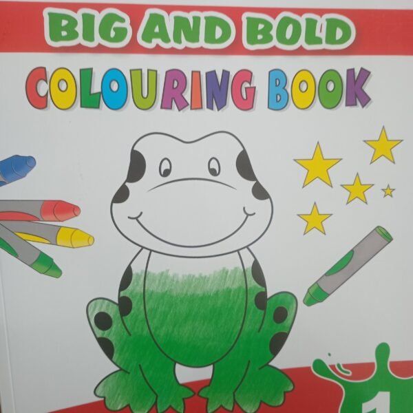 Let's Learn Togethet Big and Bold colouring book 1