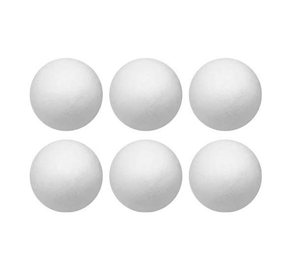 DIY foam balls 6 pcs
