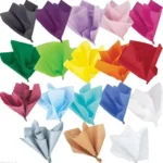 Coloured gift tissue
