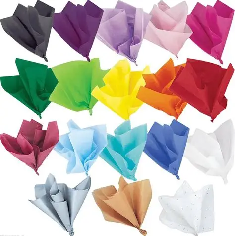 Coloured gift tissue