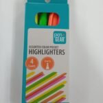 Pen & Gear Assorted Color Pocket Highlighters 4 count
