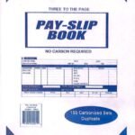 THREE TO THE PAGR PAY - SLIP BOOK
