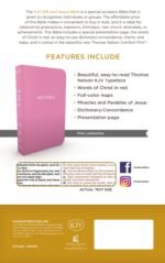 KJV Holy Bible: Gift and Award, Pink Leather-Look, Red Letter, Comfort Print: King James Version - Image 2