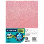 Foam sheet Glitter Pink (each)