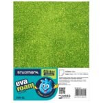 Foam sheet Glitter Green (each)