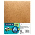 Foam sheet Glitter Dark Gold (each)
