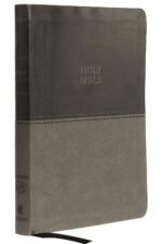 KJV Holy Bible: Value Large Print Thinline, Gray Leathersoft, Red Letter, Comfort Print: King James Version