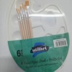 Utilart 6pcs Paint Brush and Palette Set