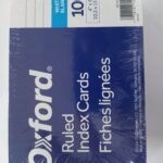 Oxford ruled index card 4*6